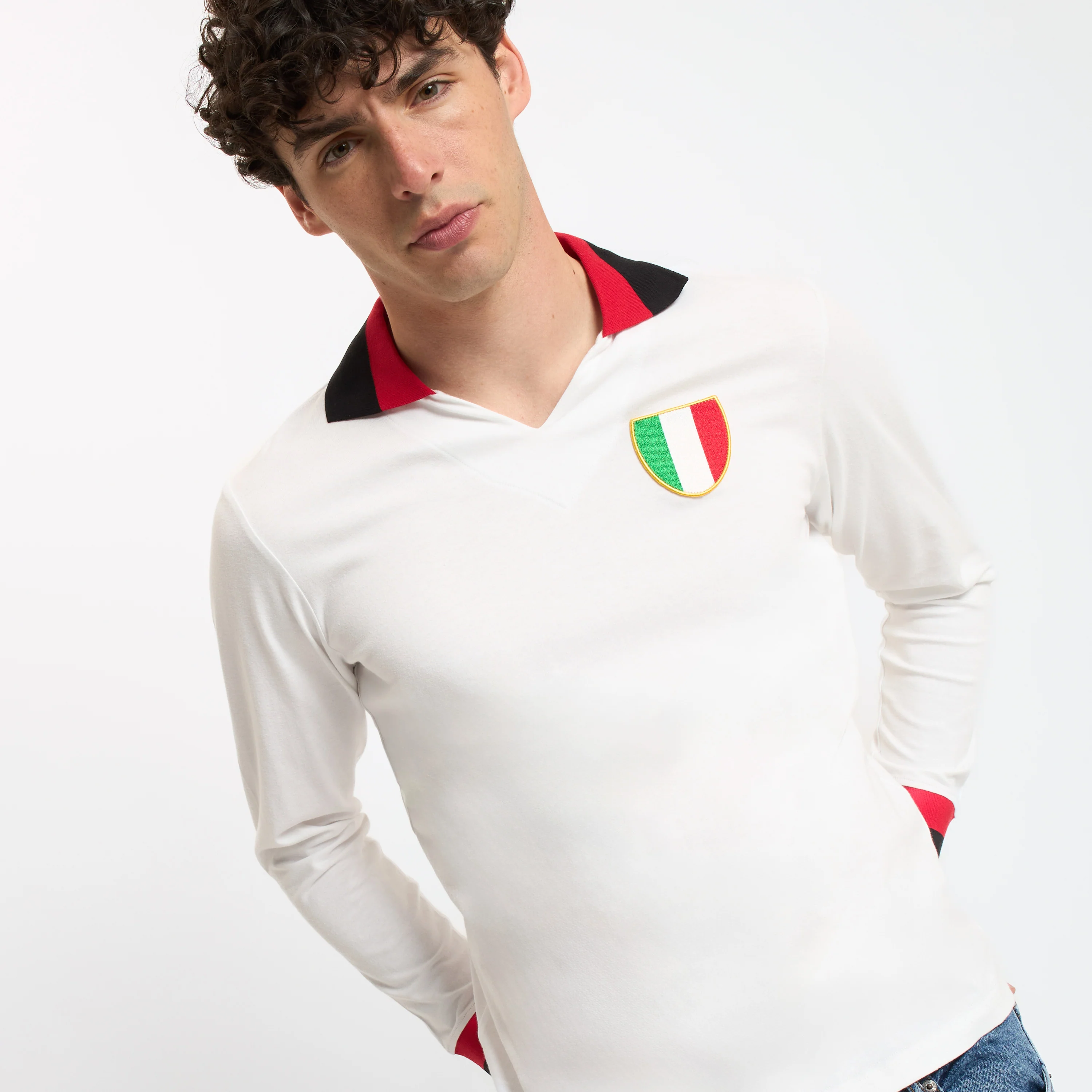 MAGLIA MILAN GARA STORICA FINALE COPPA DEI CAMPIONI 1963 - Image 4