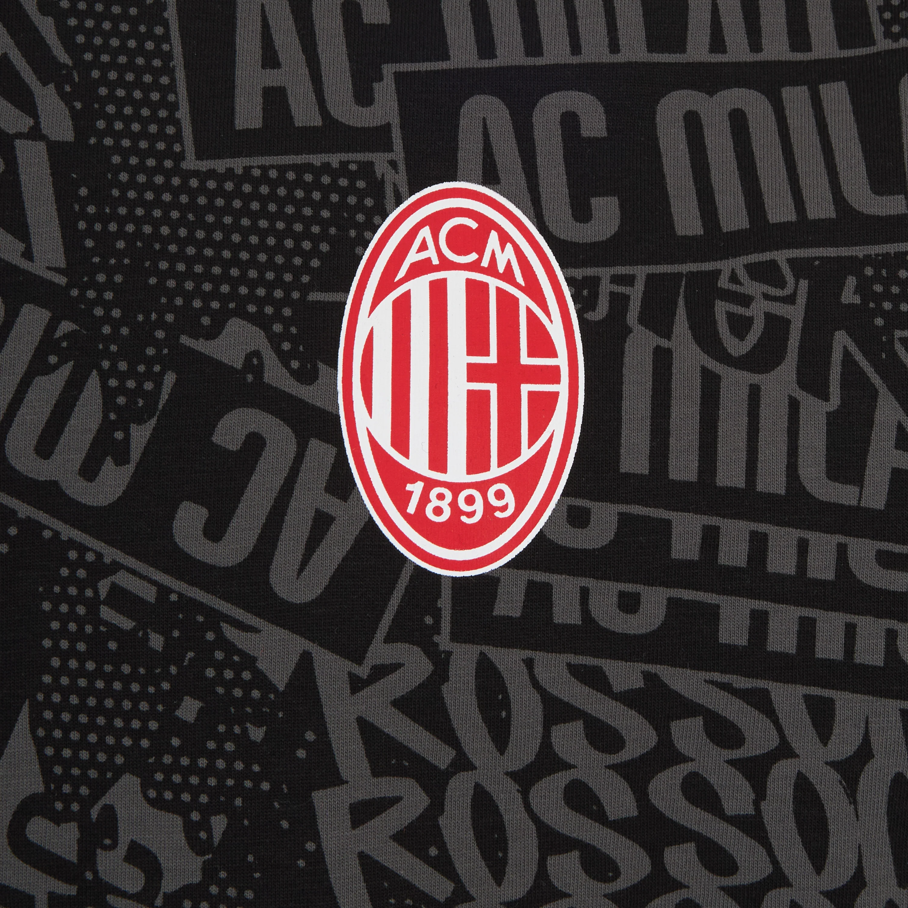 T-SHIRT NERA CON GRAFICA MILAN CULTURE - Image 8