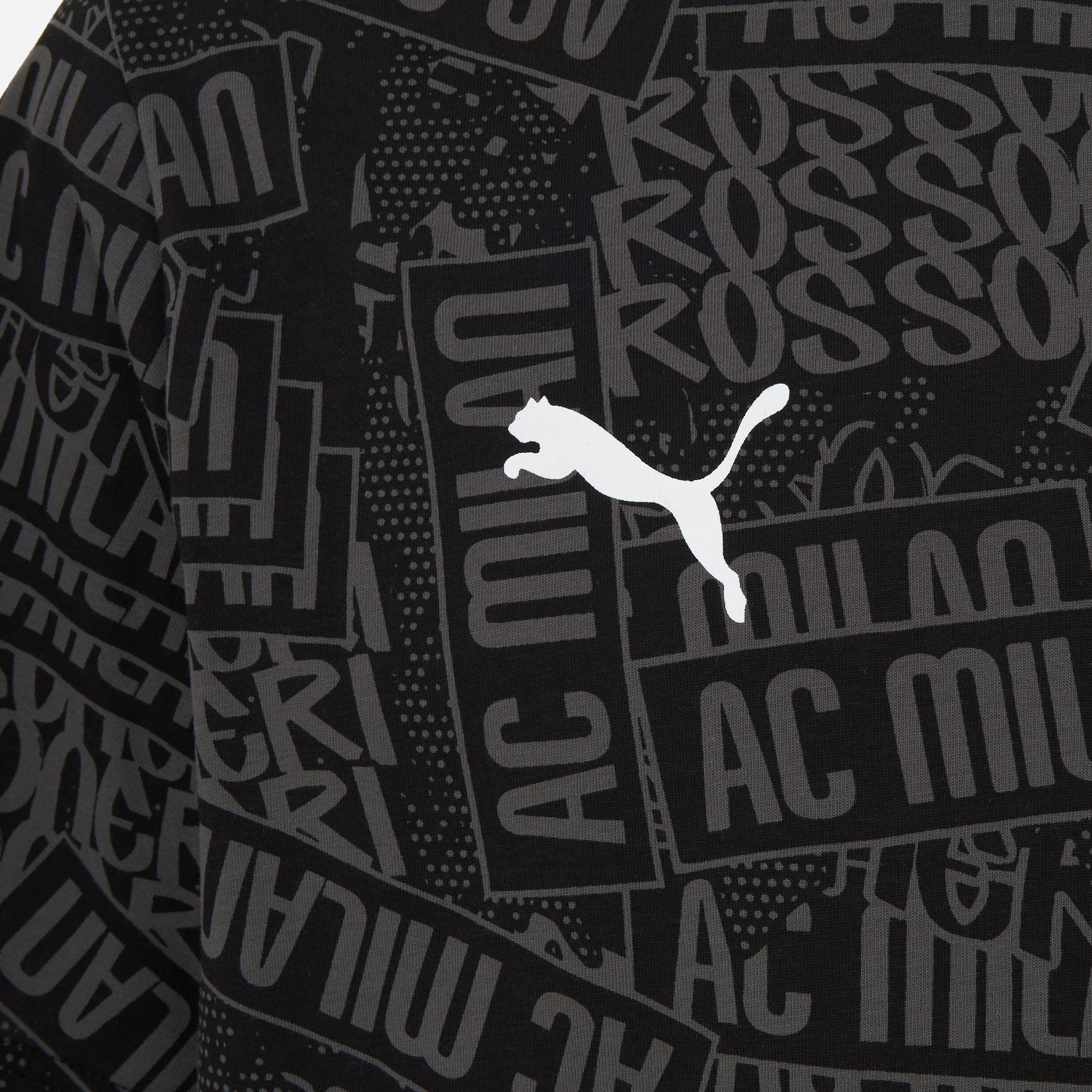 T-SHIRT NERA CON GRAFICA MILAN CULTURE - Image 9
