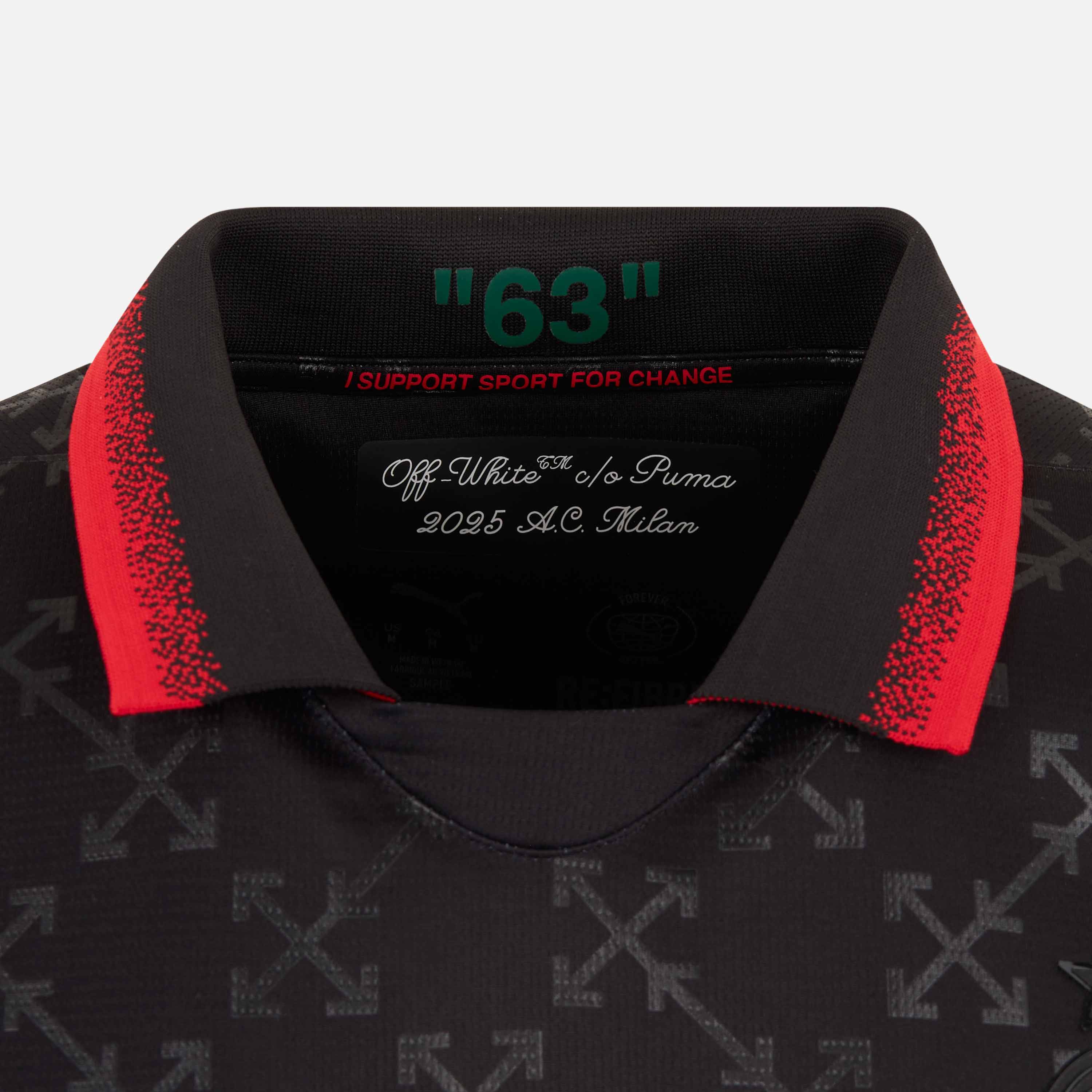MAGLIA NERA PUMA X AC MILAN X OFF-WHITE™ 2024/25 - Image 2