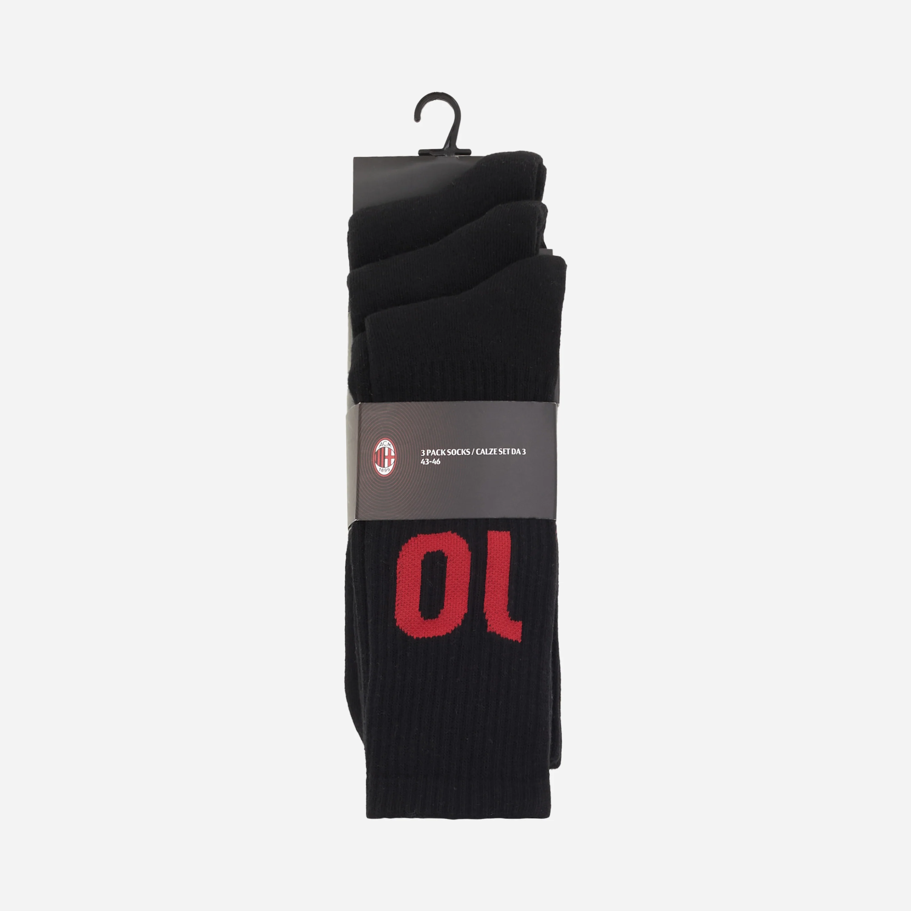 SET TRE CALZE MILAN CON NUMERI - Image 2