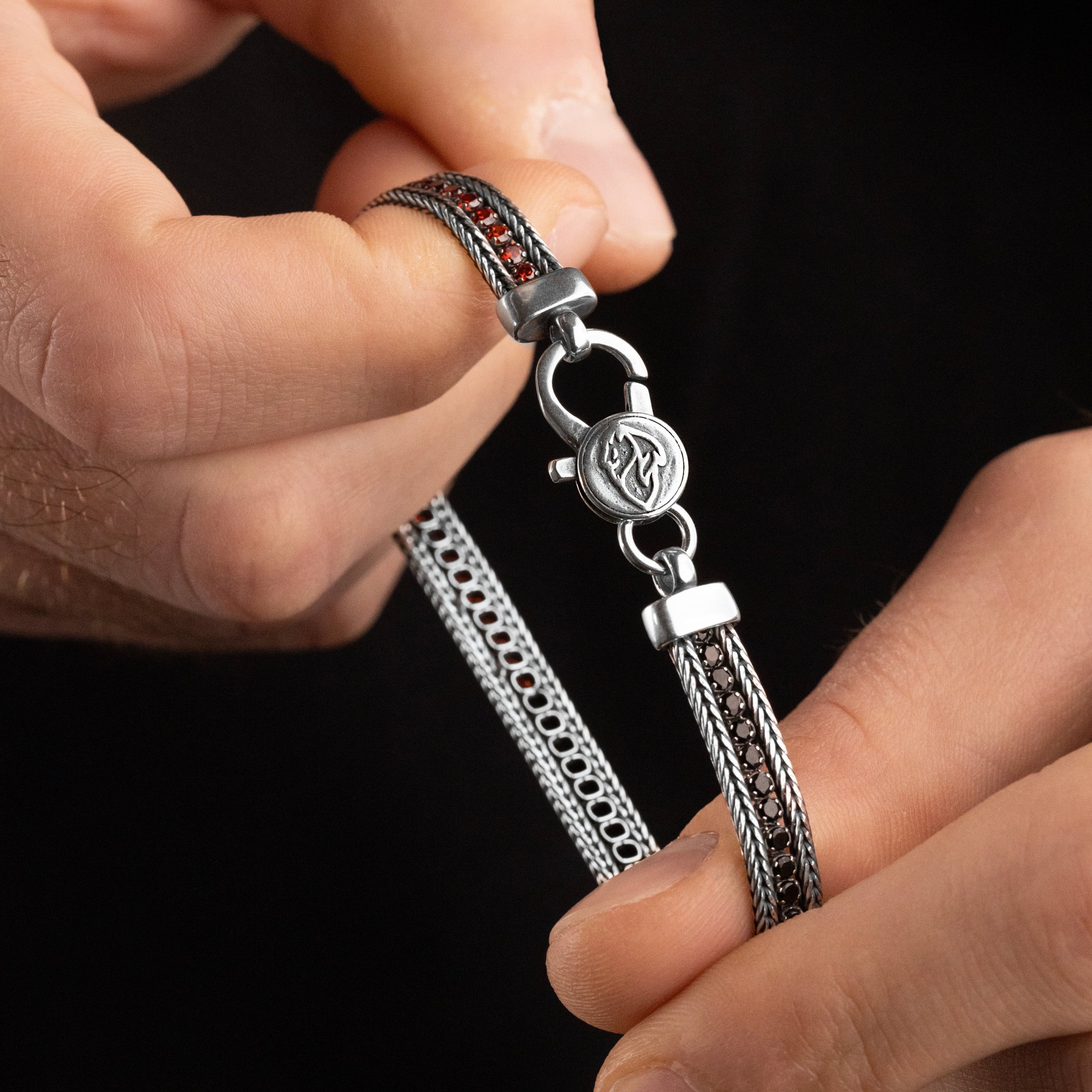 NOVE25 X MILAN - BRACCIALE TENNIS CON ZIRCONI - Image 2