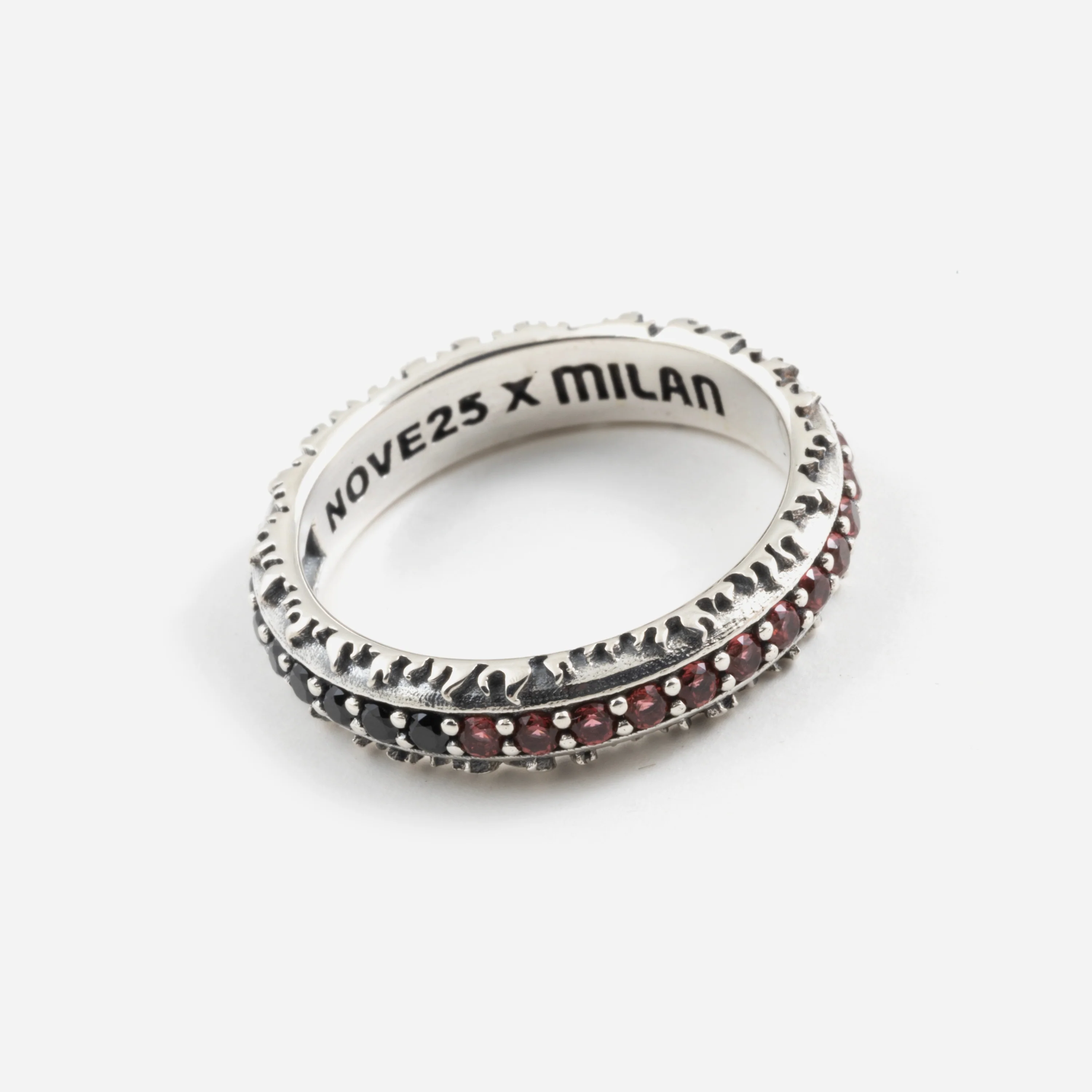 NOVE25 X MILAN - ANELLO CON ZIRCONI
