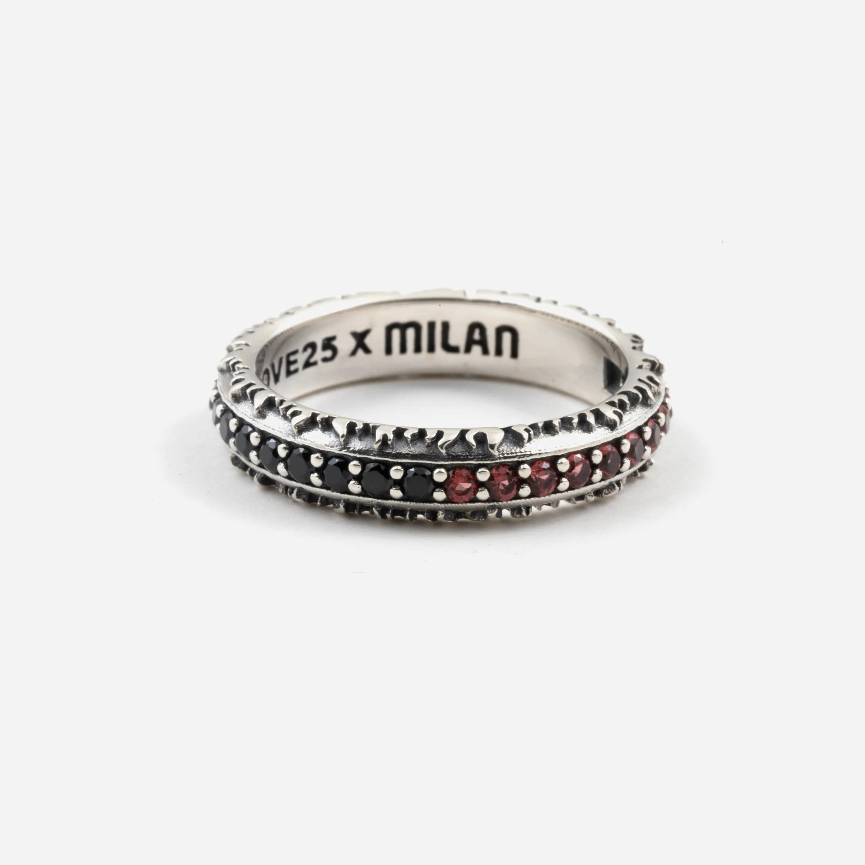 NOVE25 X MILAN - ANELLO CON ZIRCONI - Image 3