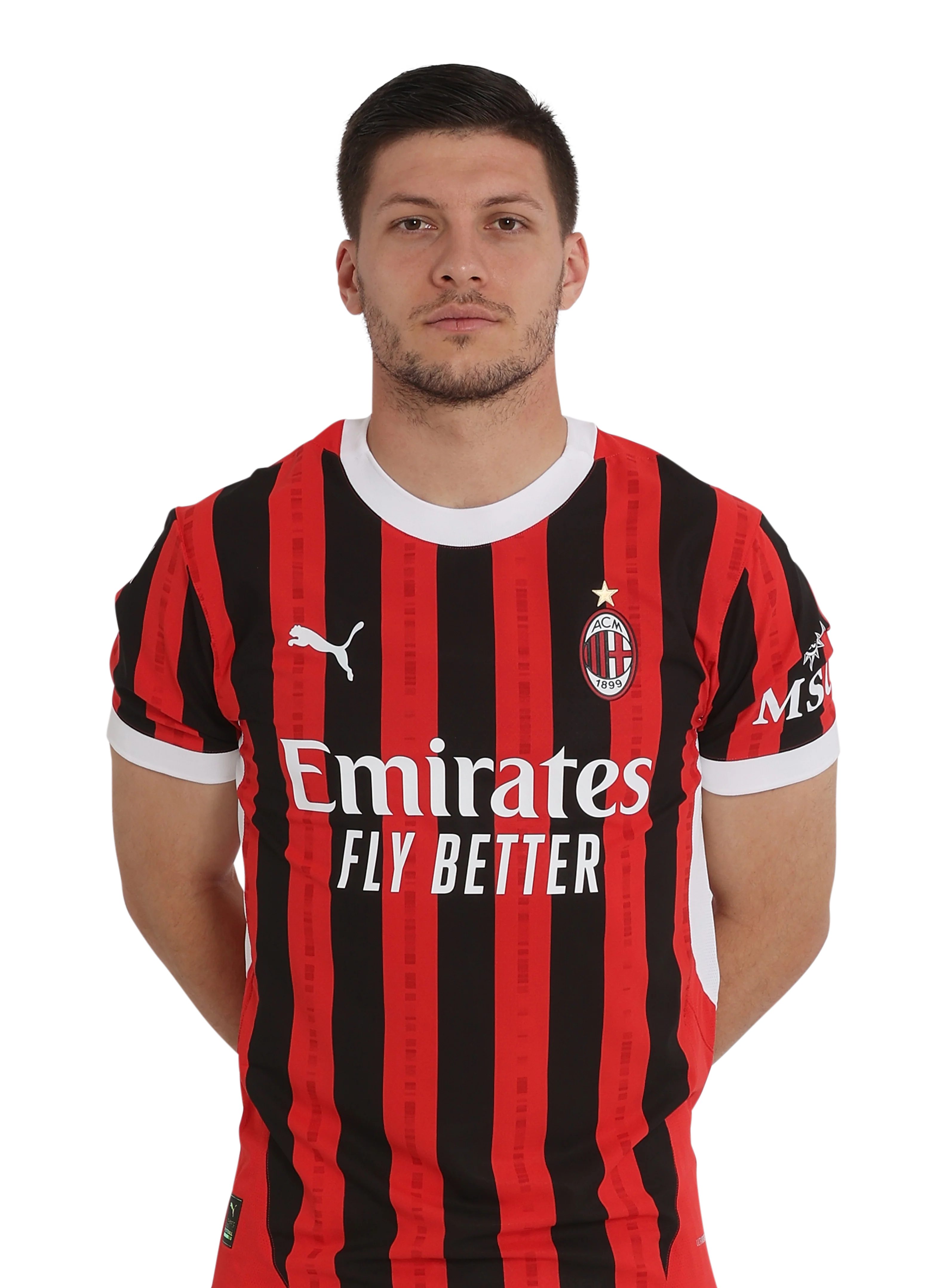 MAGLIA MILAN GARA HOME AUTHENTIC 2023/24 - Jović 15