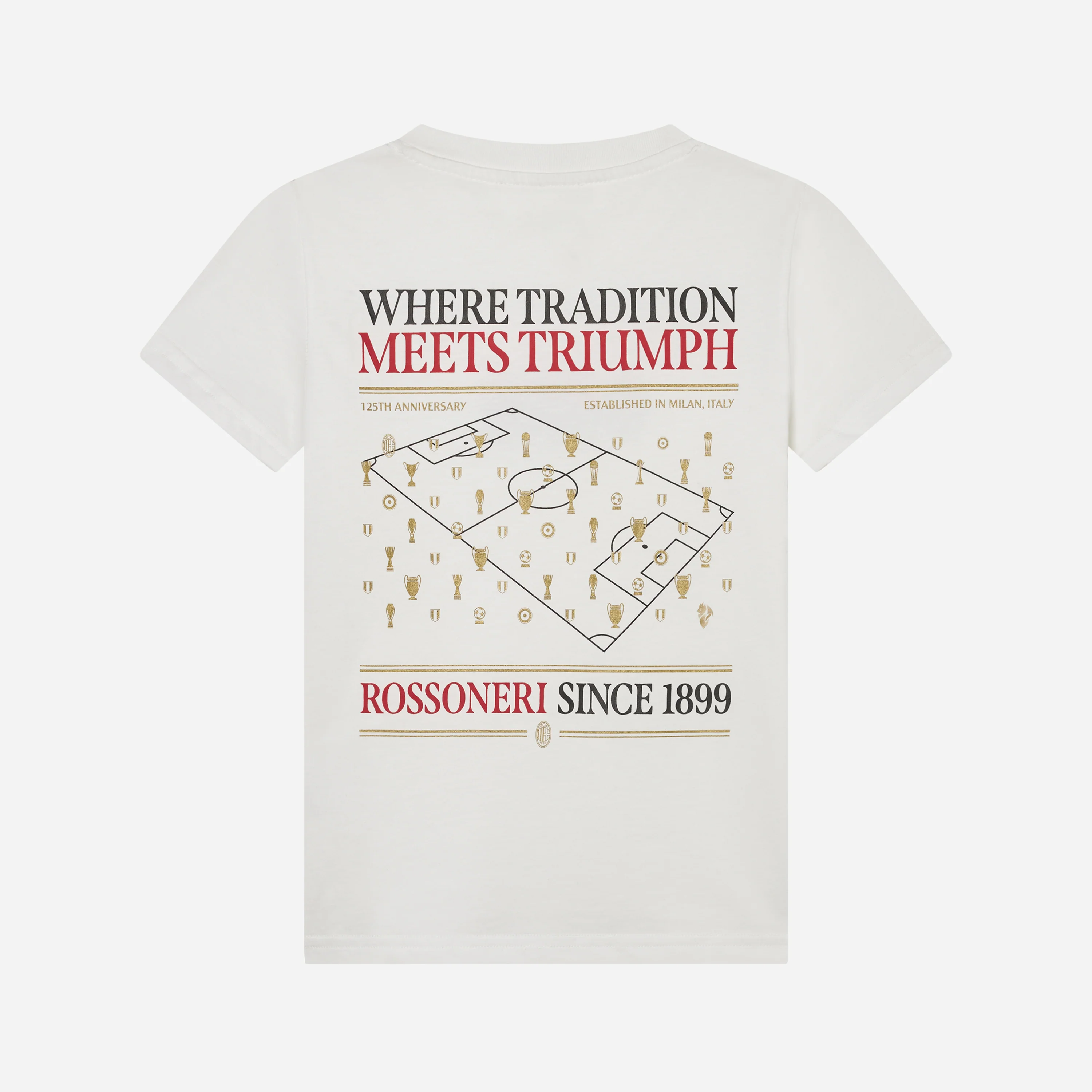T-SHIRT BIANCA BAMBINO - ROSSONERI SINCE 1899 - Image 3