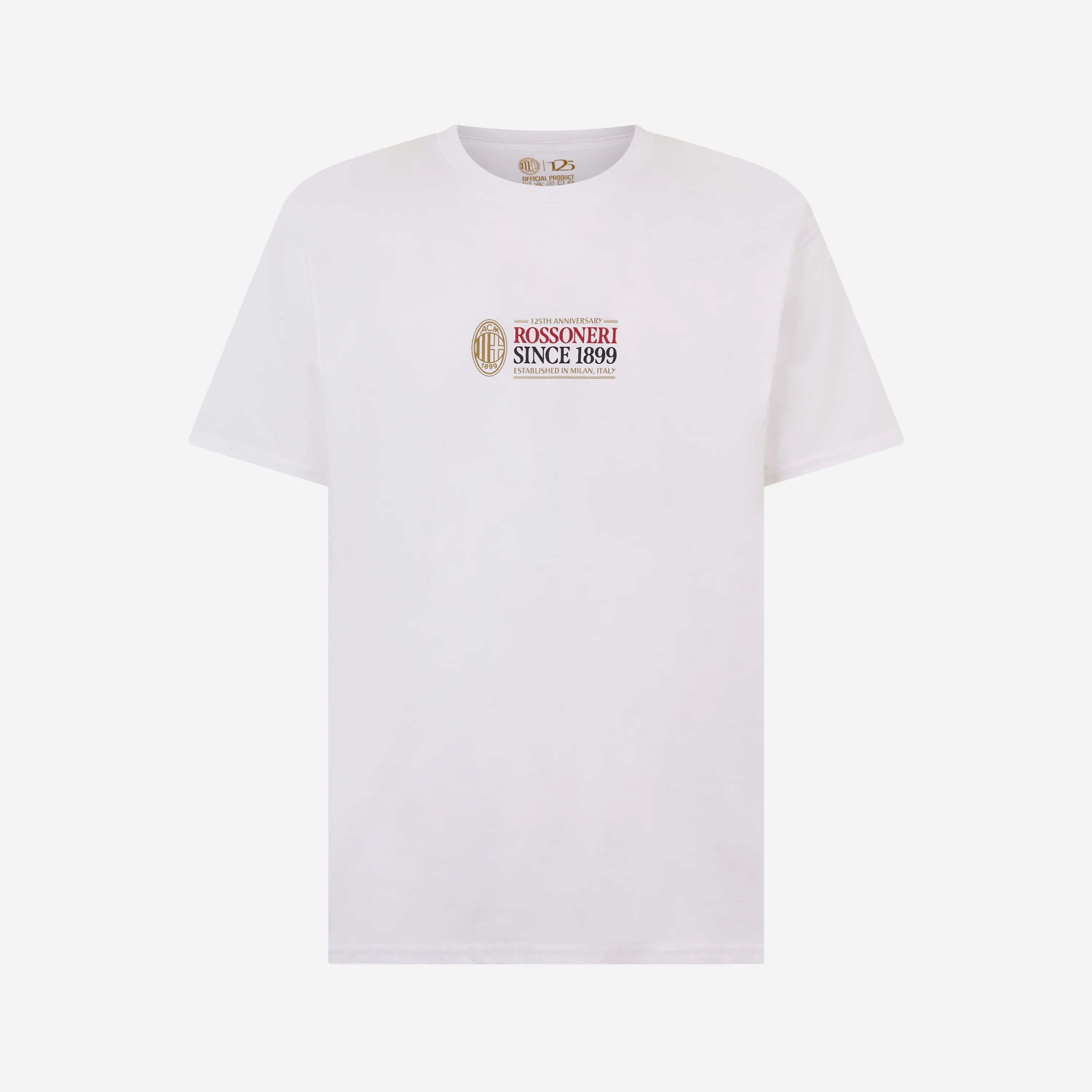 T-SHIRT BIANCA - ROSSONERI SINCE 1899