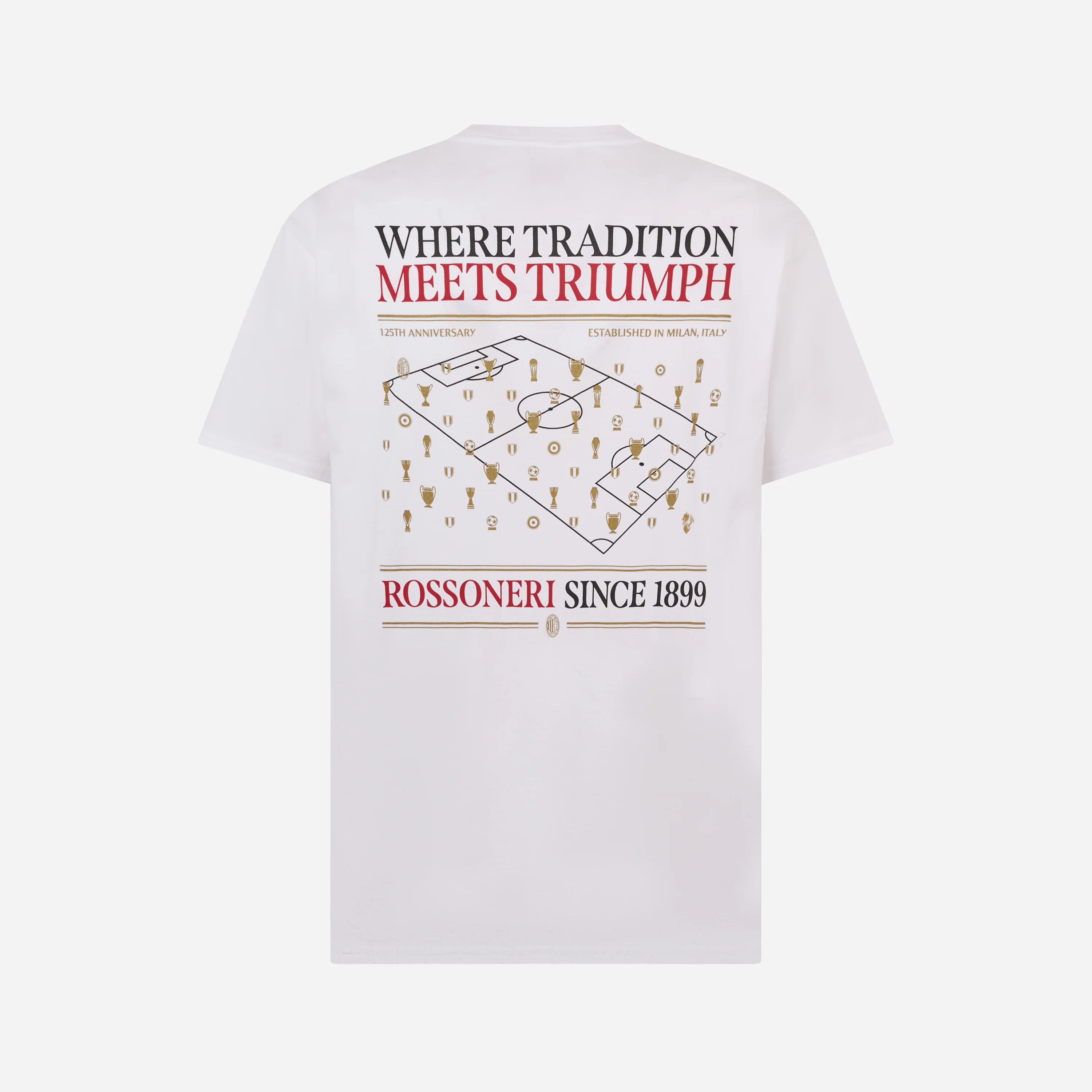 T-SHIRT BIANCA - ROSSONERI SINCE 1899 - Image 3